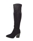 Amsterdam Faux Suede Over The Knee High Heel Boots - Stylish and Versatile