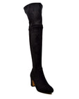 Sophia Suede Block Heel Over The Knee High Heel Boots - Stylish and Versatile