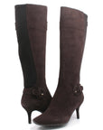 Rochelle Suede Low Heel Dress Boots - Stylish and Versatile for Any Occasion