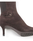 Rochelle Suede Low Heel Dress Boots - Stylish and Versatile for Any Occasion