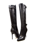 Jennifer Leather Extra Slim Dress Boots