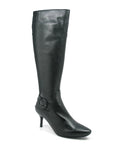 Solemani Rochelle Leather Heel Dress Boots - Stylish and Versatile