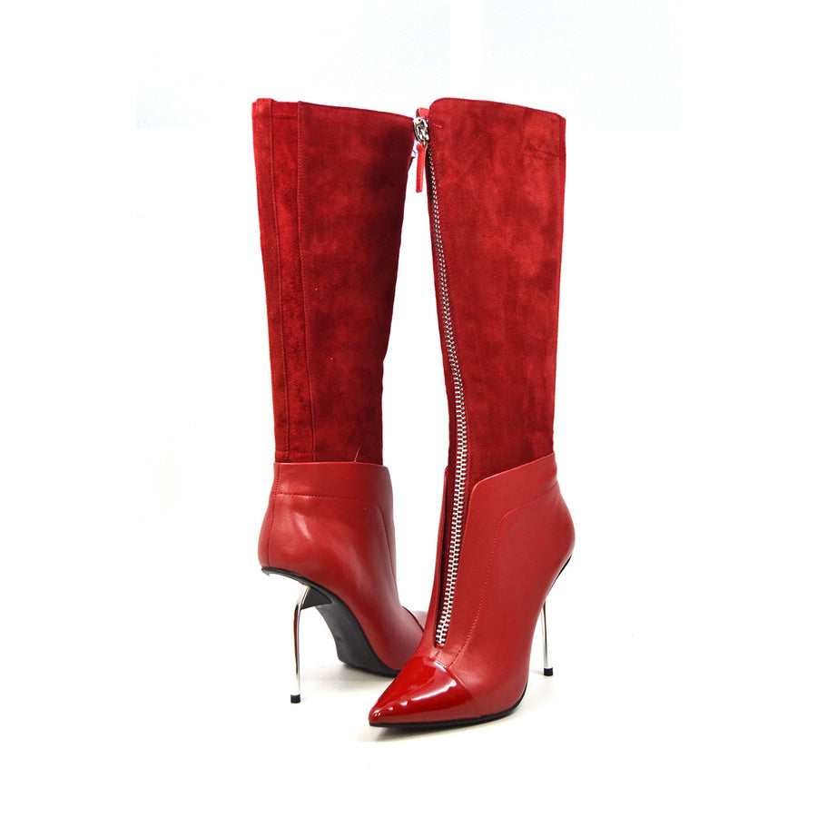 French Extra Slim Dress Boots by Solemani