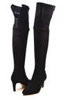 Stella Suede Over-The-Knee High Heel Boots - Stylish and Comfortable